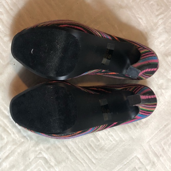 COPY - Multi color platform heels - Picture 4 of 5